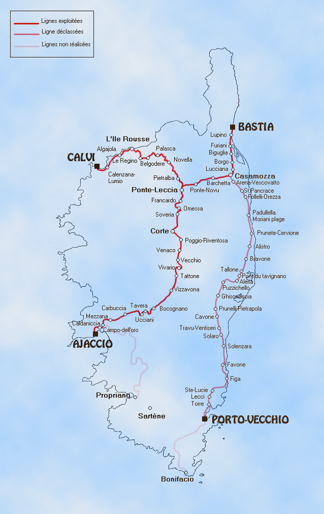 distance entre marseille et la corse