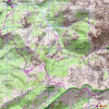 Etape 1 du GR20 : carte IGN entre Calenzana et Ortu