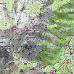 Carte de l'étape 9 du GR20